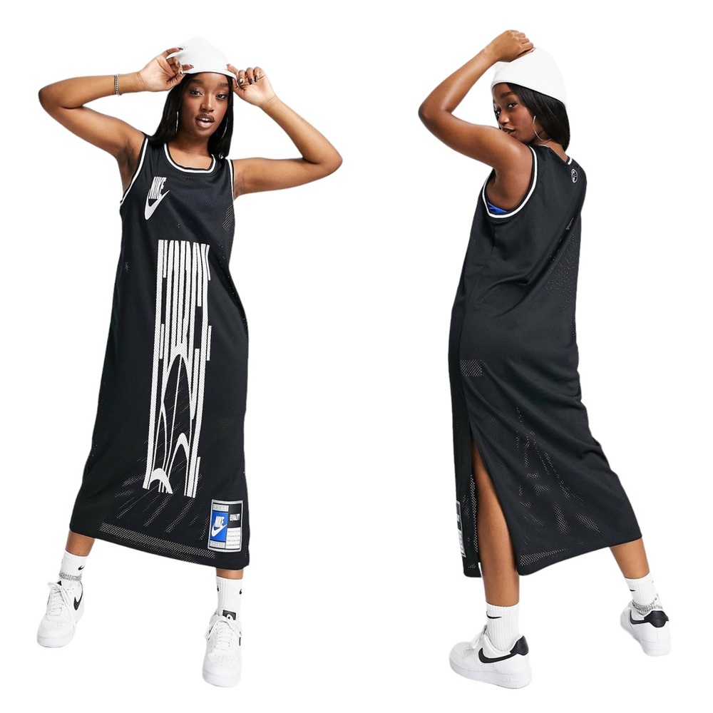 Nike Sisterhood Sport Equality Long Sleeveless Mesh Dress Fierce Basketball NWT